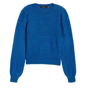 NWT Vero Moda Lefile Puff Sleeve Ribbed Sweater Size S
